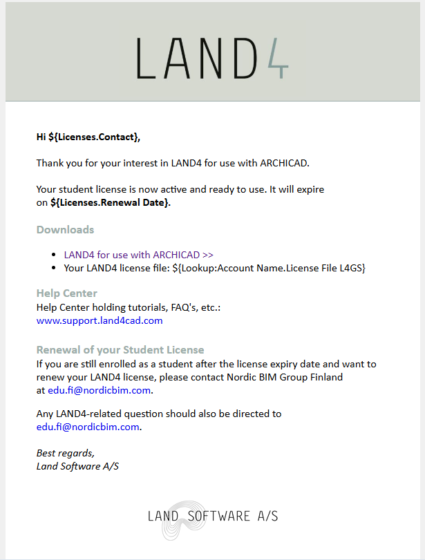 Land4email